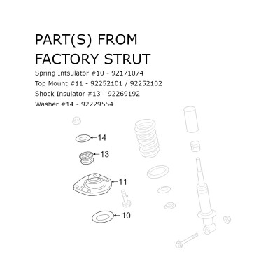 Chevrolet Caprice PPV RWD (EK19) 2011-13 MAXX Coilovers Lowering Kit