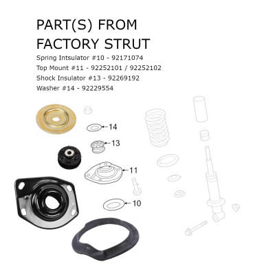 Chevrolet SS Sedan (EK69) 2014-17 MAXX Coilovers Lowering Kit